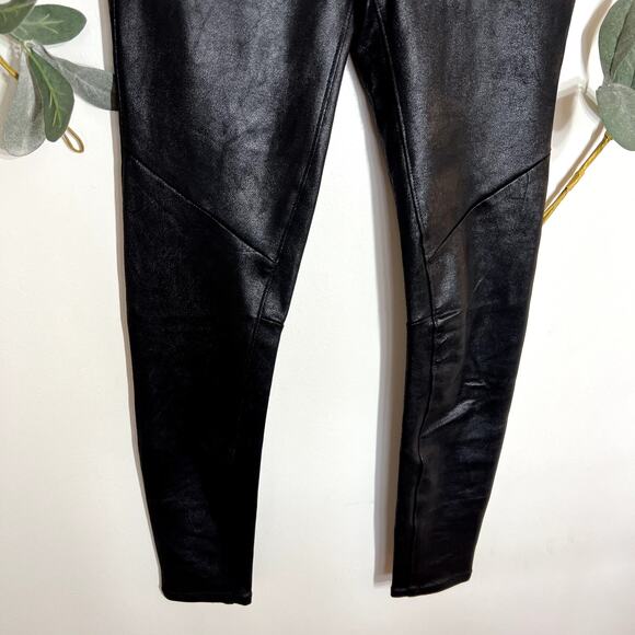 Free People Faux Leather Leggings LAST CALL - Picture 3 of 8